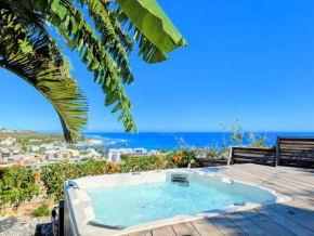 Villa Blue Waves - piscine, bain à remous et vue mer